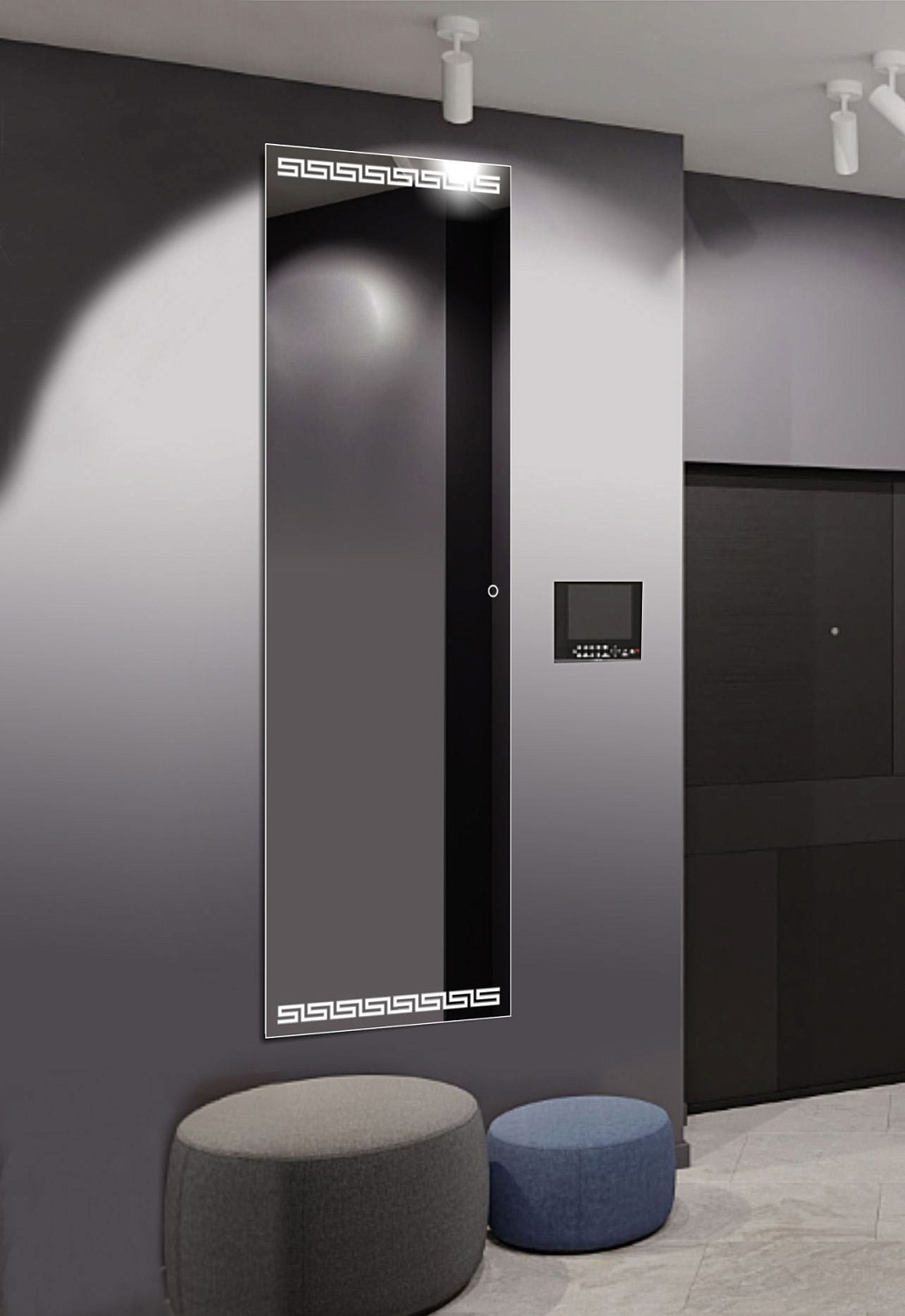 Прямоугольное зеркало с подсветкой А080К Прямоугольное зеркало с подсветкой А080К