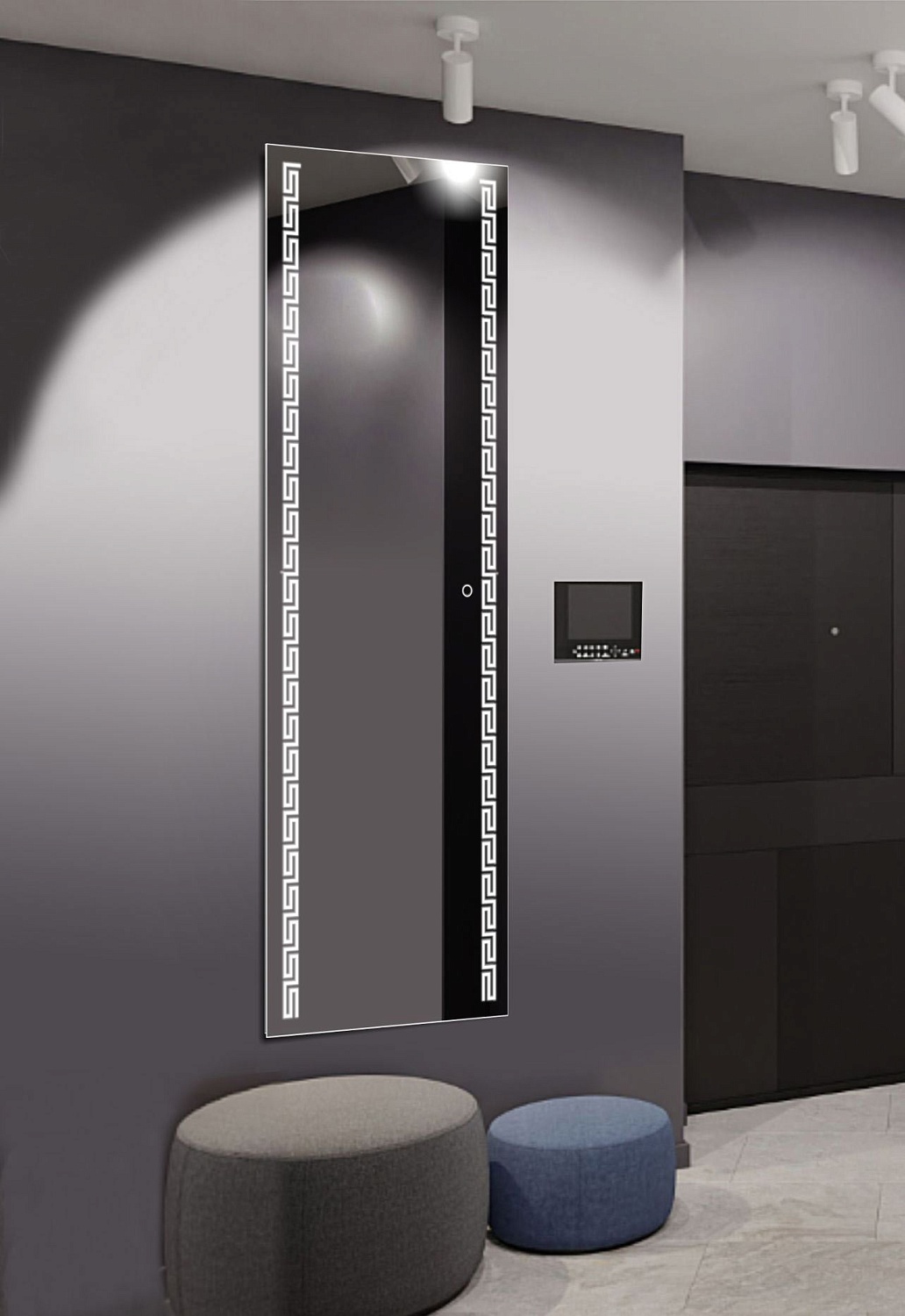 Прямоугольное зеркало с подсветкой А080К Прямоугольное зеркало с подсветкой А080К